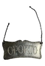 old 925 Argentine silver bottle plate Oporto  consult stock - $28.71