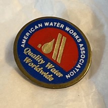 American Water Works Association Corporation Company Advertisement Lapel... - £4.67 GBP