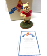 Pooh And Friend Figurine A Wishing Star To Brighten Your Day Pooh 4&quot; Winnie - $27.13 CAD