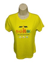 2017 NYRR 5K Run for Life Womens Small Yellow Jersey - £15.40 GBP