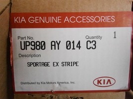 OEM Accessory Kia Sportage EX 8 Piece Pin Stripes Body Graphics Kit Silver - £12.45 GBP