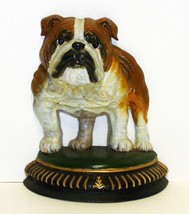 English Bulldog Cast Iron Door Stop By Upper Deck - £71.94 GBP