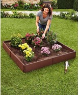 Raised Garden Bed Set, Polypropylene Plastic Garden Decor - $33.57