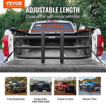 VEVOR Truck Bed Extender, Aluminum Retractable Tailgate Extender, 55.5&quot;-... - $116.95