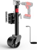2000lbs Trailer Jack with Dual Wheel, 20-24V Cordless Drill Compatible, ... - $66.50
