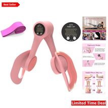 360° Adjustable Thigh Trainer with LED Display &amp; 20LB Resistance Band fo... - $59.35