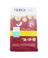 Natracare Organic Cotton Natural Feminine Maxi Pads Super, 12 Pad(s) - $22.27 CAD