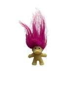 Russ Berrie Purple Hair Troll Pencil Topper 1.5 in Tall - $7.69