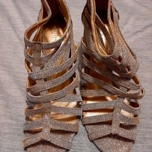Kelly &amp; Katie Shimmery Sandal Heels. SZ 7M - £22.68 GBP