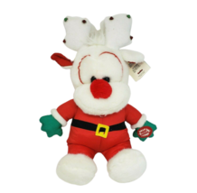 16&quot; Vintage Dan Dee Musical Light Up Christmas Reindeer Stuffed Animal Plush Toy - £60.36 GBP
