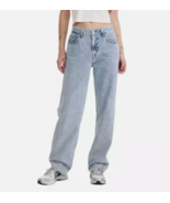 Levi&#39;s Low Pro Mid-Rise Relaxed Straight Leg Blue Jeans Women&#39;s Sz 31 (1... - $26.20
