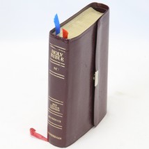 Holy Bible NIV Reference Red Letter Edition 1989 Pocket Snap Bonded Leather - £38.52 GBP