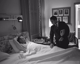 President Lyndon Johnson in hospital with assistant Jack Valenti New 8x10 Photo - £6.93 GBP