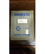 BURGMASTER OPERATOR&#39;S MANUAL G.E. 103P HI-BOY - $19.21