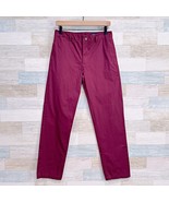 POLO Ralph Lauren Flat Front Chino Pants Red Cotton Casual Youth Boys 20 - $34.64