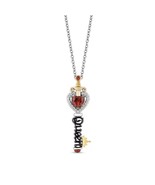 Enchanted Disney Villains Evil Queen Garnet Key Pendant In 925 Sterling ... - $110.00