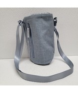 Vera Bradley Lighten Up Water Bottle Crossbody Bag Zen Gray NWOT Denim Blue - $20.96