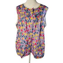 Anthony Richards Women's TShirt Tank Apron Purple Fruit Dbl Pocket New L... - $10.99