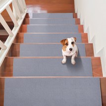 VEVOR Stair Treads, Stairs Carpet Non Slip 8" x 30", Indoor Stair Runner for Woo - $96.49