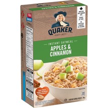 3 Boxes of Quaker Apples &amp; Cinnamon Instant Oatmeal 264g Each -8 packets... - £21.39 GBP