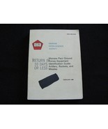 DDB 1100-313-82 Warsaw Pact Ground Forces Equipment ID Guide Artillery 3-d - $46.13
