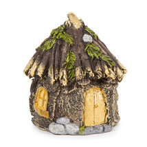 Darice Yard and Garden Minis Fairy Hut Resin 4 x 4.25 Inches - £24.07 GBP