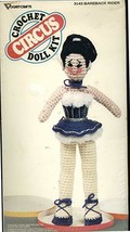 Vintage Crochet Kit Circus Doll Kit Vogart Crafts 3143 Bareback Rider - £11.80 GBP