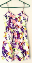 J. Crew Dress size 2 women Floral Adjustable Spaghetti Strap Pockets zip... - $9.85