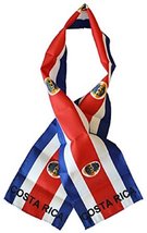 K&#39;s Novelties Set of Two 2 Costa Rica Country Lightweight Flag Printed Knitted S - £10.32 GBP