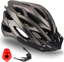 Basecamp Bike Helmet For Men Women With Led Safety Light Removable Sun, ... - $48.98