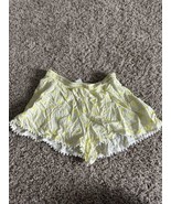 Old Navy Kids Girls Pull-up Yellow White Elastic Waist Size Medium 8-10 - $6.84 CAD