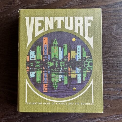 Venture Game of Finance &amp; Big Business A 3M Gamette Card Game Vintage 1970 - $13.50