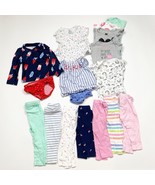 Lot Of 17 Baby Girl 6-9 Month Bodysuits One Pieces Outfits Bathing Suit ... - $278.76 MXN