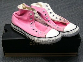 CONVERSE All Star High Top Canvas Pink Girl Youth Shoes Size 2 M w/BOX - £15.61 GBP