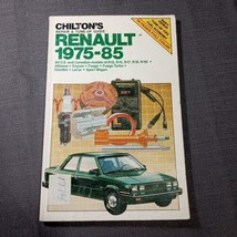 Chilton&#39;s Repair Manual 1975-85 Renault All Models Shop Mechanic Guide 7165 - £4.64 GBP