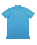 Holderness &amp; Bourne Perkins Performance Striped Golf Polo Fiji Laguna Si... - $29.70