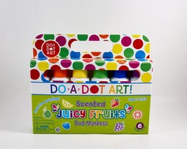 Do a Dot Art! Markers Scented Juicy Fruits 6 Water Colors Non-Toxic Markers IOB - £12.58 GBP