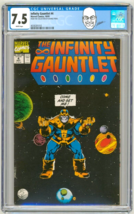 George Perez Collection CGC 7.5 Infinity Gauntlet #4 ~ Thanos Classic Cover Art - $98.99