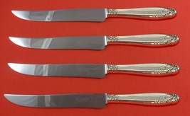 Prelude by International Sterling Silver Steak Knife Set 4pc Texas Sized Custom - £205.36 GBP