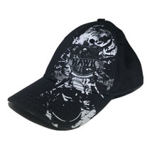 Tony Hawk Skateboarding Black Flex Fitted Hat Skate Cap - £15.63 GBP
