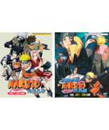 Naruto + Naruto Shippuden Complete Series Vol.1-720 End Anime DVD Englis... - $175.00