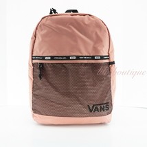 NWT New Vans VN0A4S6WZLS Pep Squad II Laptop School Backpack Polyester Rose Dawn - £31.12 GBP