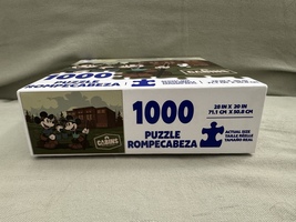 Walt Disney World Fort Wilderness Cabins Mickey Minnie 28"x20" 1000 Pc Puzzle image 3