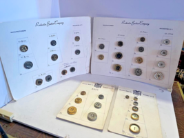 Rochester Button Co Salesman Sample Cards MOD Metal - £25.67 GBP