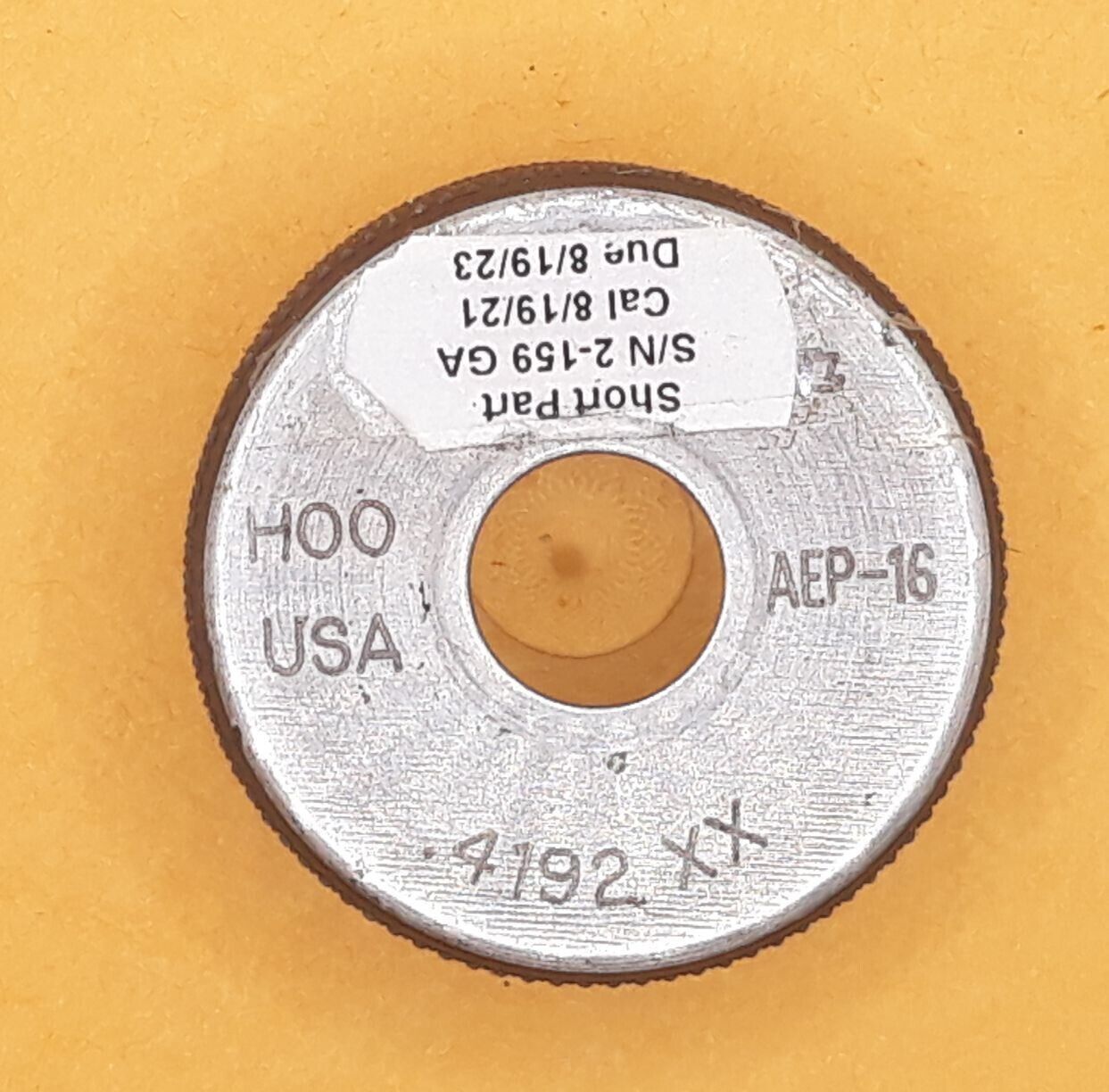 Mahr Federal AEP 16  .4192 XX H00 USA Master Setting Ring - $19.99