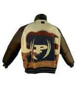 PHAT FARM BOMBER LEATHER JACKET, BY RUSSEL SIMMONS, PH 1109 LIMITED EDITION - £481.10 GBP