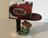 1988 Bear Mailbox Christmas Ornament Holiday Decoration Vintage XM1 - £4.74 GBP