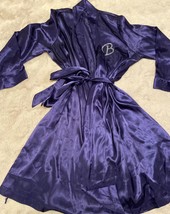 Women’s monogrammed B satin robe medium - £20.84 GBP