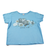 Vintage B Kliban Crazy Cat Chow Fun Chinese Food Double Sided T Shirt Bl... - $173.24