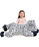 IKASA Large Zebra Stuffed Animal Plush Toy,Giant Zebra Cute Jumbo Soft T... - £61.69 GBP